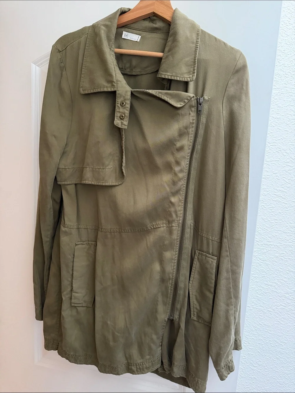 Gentle Fawn Olive Green Lightweight Trench Coat - Picture 2 of 3
